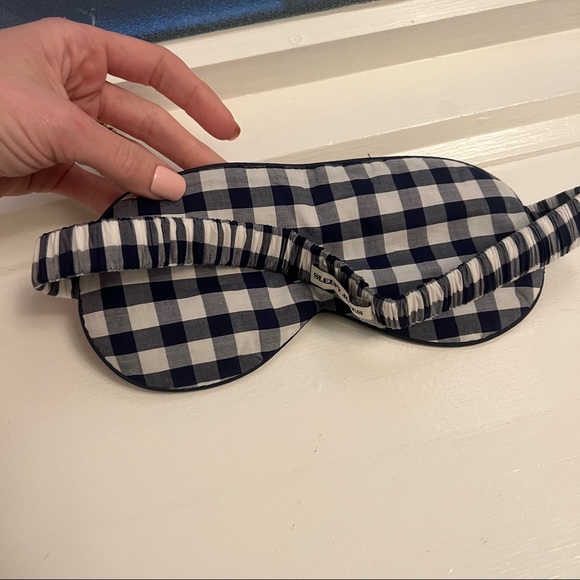 Sleepy Jones Gingham Sleep Mask NWOT - Picture 4 of 4
